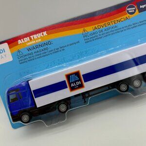Aldi Play ALDI TRUCK Diecast Semi Truck & Trailer Toy, Germany Design NEW
